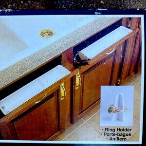NEW NEVER USED Tip-Out Plastic Sink Trays for Base Cabinet, White, 6572-14-11-52